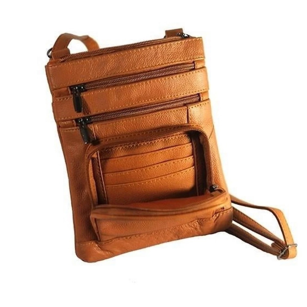 Ultra-Soft Genuine Leather Crossbody Bag